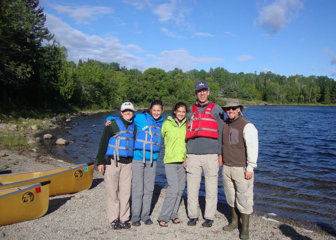Guided Boundary Waters Canoe Trip Family